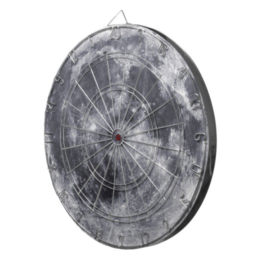 De maan dartbord (Voorkant Rechts)