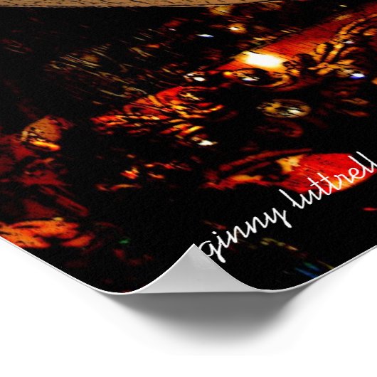 De maan, de zon, het kus Poster (Hoek)