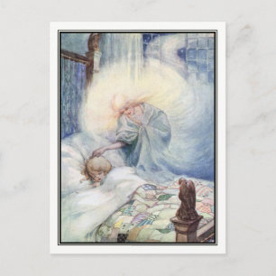 De maan door Anne Anderson Briefkaart