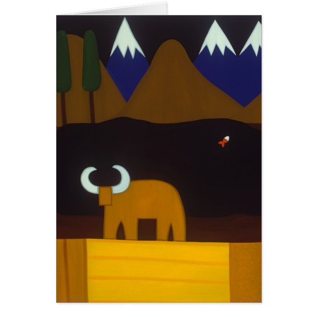 De maan en de Bull in het Peruaanse gebergte (Voorkant)