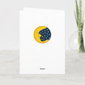 De maan en de rug houden van je kaart (Achterkant)