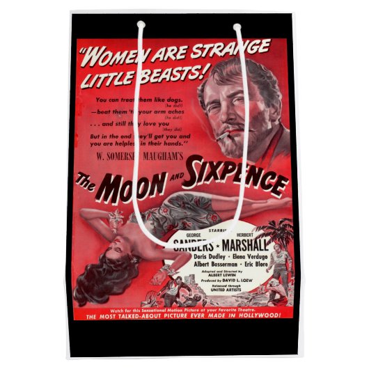 De maan en de Sixpence Medium Cadeauzakje (Achterkant)