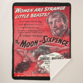 De maan en de Sixpence Sherpa Deken (Voorkant)