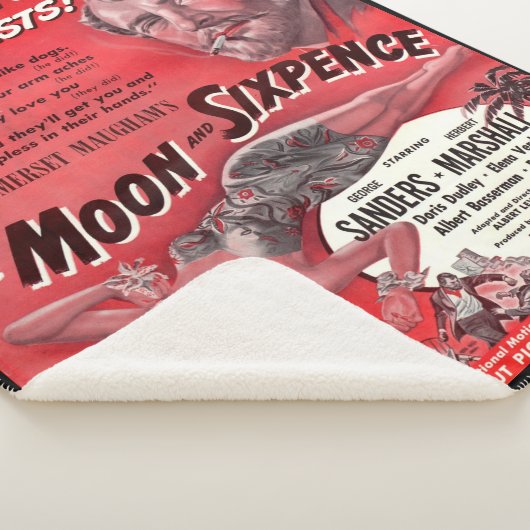 De maan en de Sixpence Sherpa Deken (3/4)