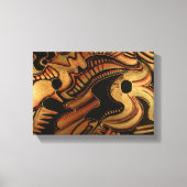 De maan en de sterren II Canvas Afdruk (Voorkant)