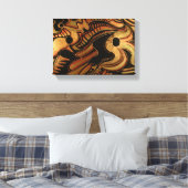 De maan en de sterren II Canvas Afdruk (Insitu (Slaapkamer))