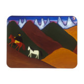 De maan en het Gezegde van de Puma... Magneet (Horizontaal)