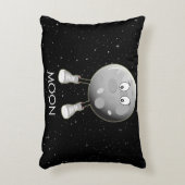 De maan en sterren in de ruimte accent kussen (Voorkant(Verticaal))