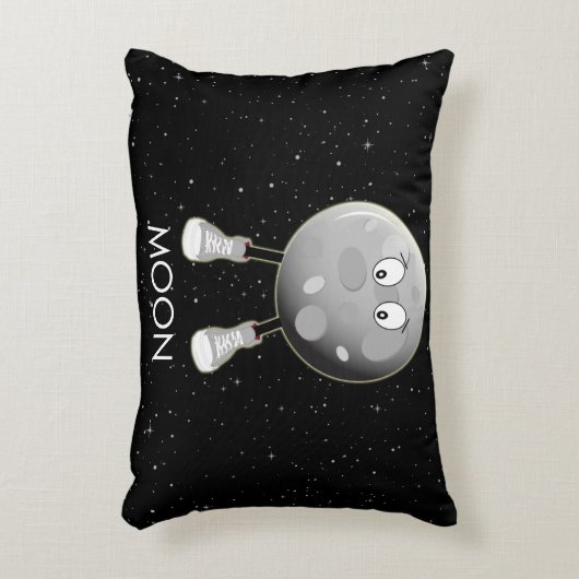 De maan en sterren in de ruimte accent kussen (Voorkant(Verticaal))