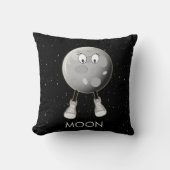 De maan en sterren in de ruimte kussen (Voorkant)