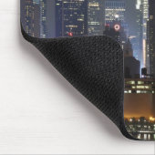 De maan gaat over Midtown New York. Muismat (Hoek)