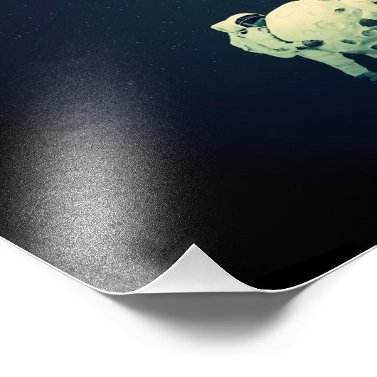 De maan hangen foto afdruk (Hoek)