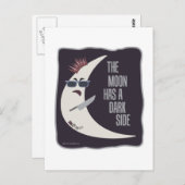 De maan heeft een donkere kant briefkaart (Voorkant / Achterkant)
