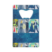 De maan is een nieuwe flesopening creditkaart flessenopener (Achterkant)