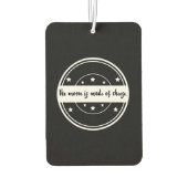 De maan is gemaakt van kaas Grappig Quote Design Luchtverfrisser (Achterkant)