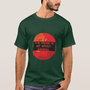 De maan is mijn geestdier - Space Lover T-shirt