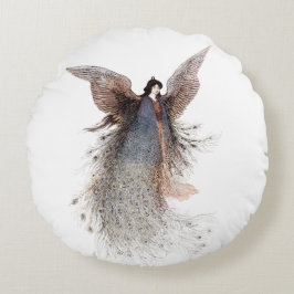 De Maan Juffrouw (1910) schilderij door Warwik Gob Rond Kussen