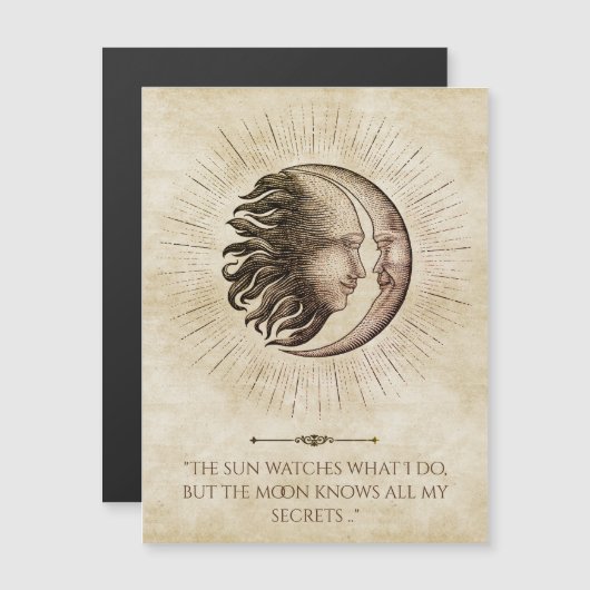 De maan kent al mijn geheimen (Voorkant / Achterkant)