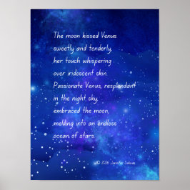 De Maan Kuste Venus Poster
