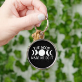 De maan liet me de MoonChild Moon-fase doen Sleutelhanger (Hand)