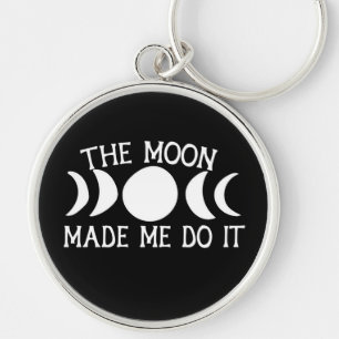 De maan liet me de MoonChild Moon-fase doen Sleutelhanger