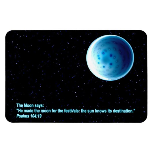 De maan magneet (Horizontaal)