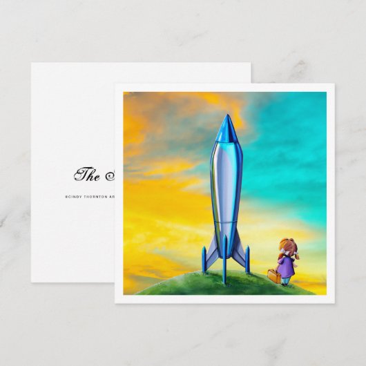 De Maan Missie - Mini Print (Voorkant / Achterkant)