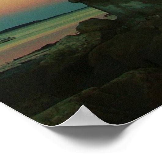 De maan over het water, de rotstekker. poster (Hoek)