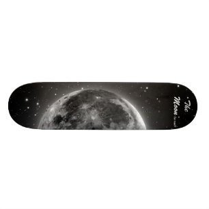 De maan persoonlijk skateboard