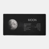 De Maan Planeet Aarde Astronomie Wetenschap Bureaumat (Voorkant)