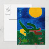 De maan reisde in Scorpio 2014 Briefkaart (Voorkant / Achterkant)