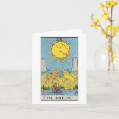 De Maan - Rider Waite Smith tarot Kaart (Gele Bloem)