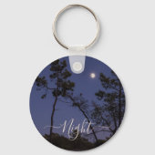 De maan 's nachts in een sleutelhanger (Voorkant)