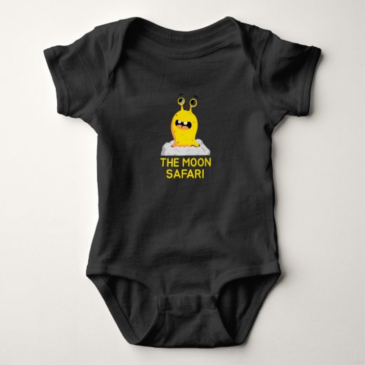De Maan Safari Schattige Alien Cartoon Ruimte Romper (Voorkant)
