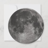 De maan, Space Shuttle Verjaardagsfeest Kaart (Achterkant)