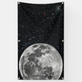 de maan spandoek (Verticaal)