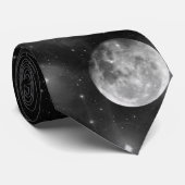 De maan stropdas (Opgerold)