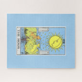 De maan tarot kaart puzzel legpuzzel (Horizontaal)