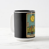 De Maan Tarot Tweekleurige Koffiemok (Voorkant links)