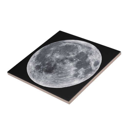 De maan tegeltje (Zijkant)