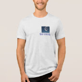 de maan Tri-Blend shirt (Voorkant)