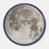 De maan van de aarde magneet (Voorkant)