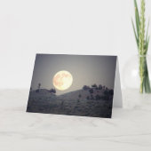 De Maan van de alsem - het Wenskaart van de Foto Kaart (Voorkant)