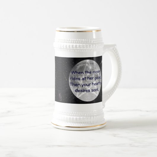 De maan van de heks bierpul (Voorkant rechts)