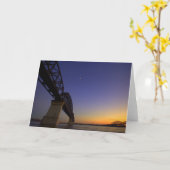 De Maan van Goodnight Kaart (Gele Bloem)