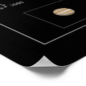 De maan van Jupiter Poster (Hoek)