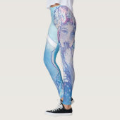"De maan" van Mucha Blue Leggings (Links)