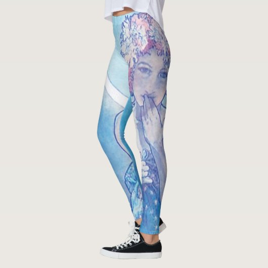 "De maan" van Mucha Blue Leggings (Links)