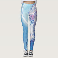 "De maan" van Mucha Blue Leggings