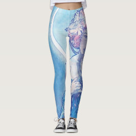 "De maan" van Mucha Blue Leggings